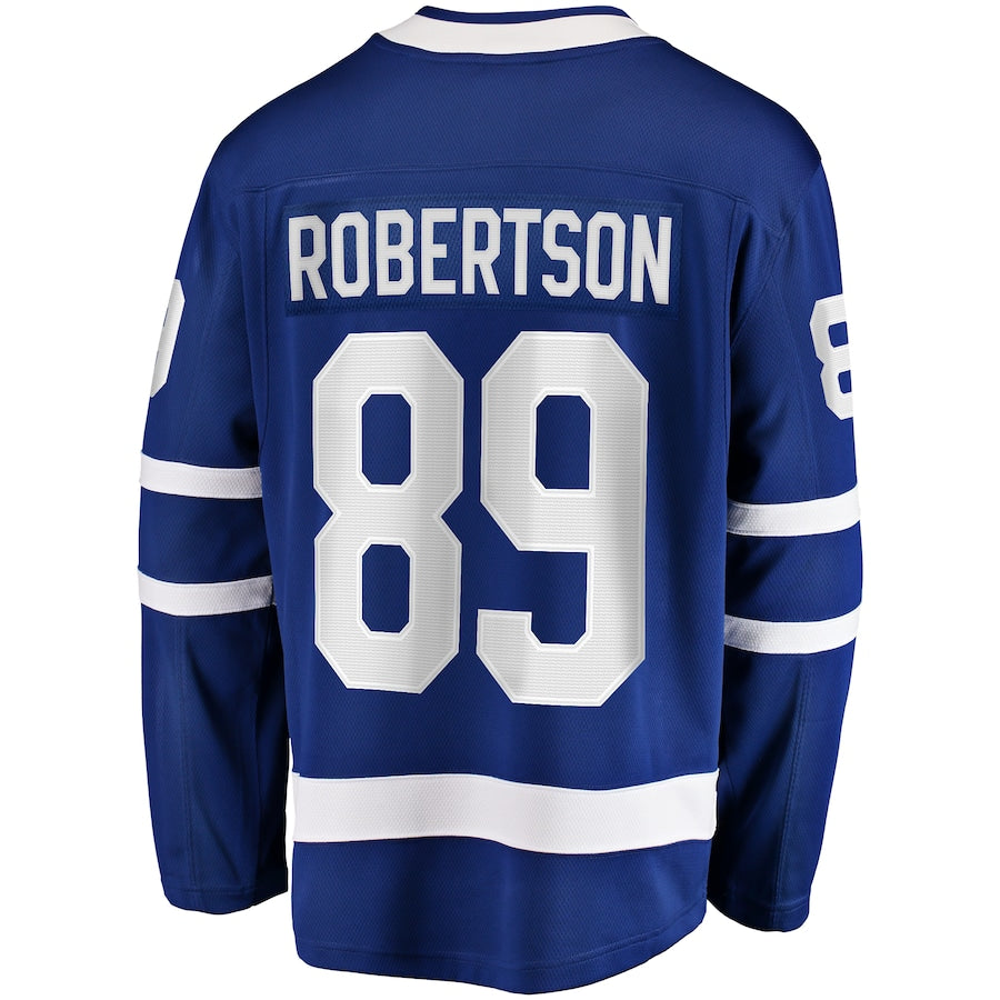 Nicholas Robertson Toronto Maple Leafs Home Premier Breakaway Jersey - Blue