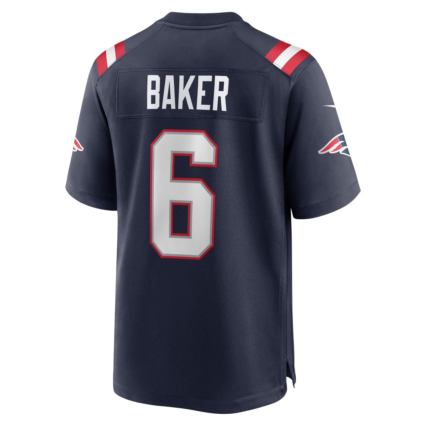 Javon Baker New England Patriots Nike Team Game Jersey - Navy