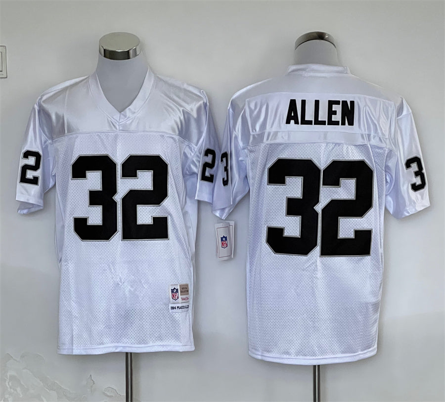 Men's Oakland Raiders Marcus Allen White Legacy Replica jersey