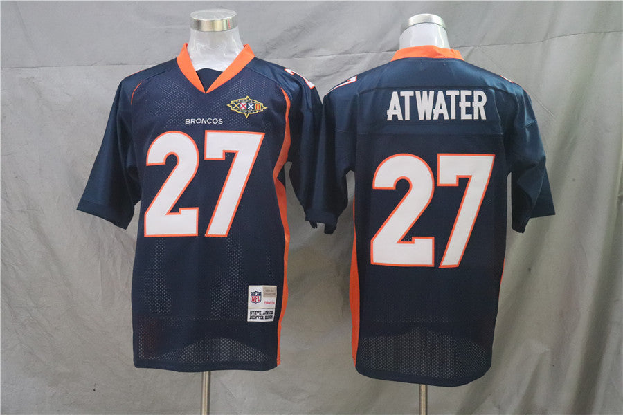 Men's Denver Broncos Steve Atwater Navy Legacy Replica Jersey1