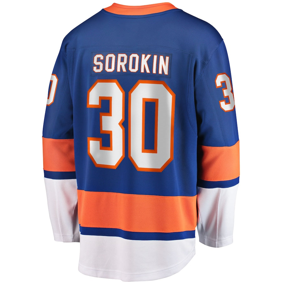 Ilya Sorokin New York Islanders Home Breakaway Jersey - Royal