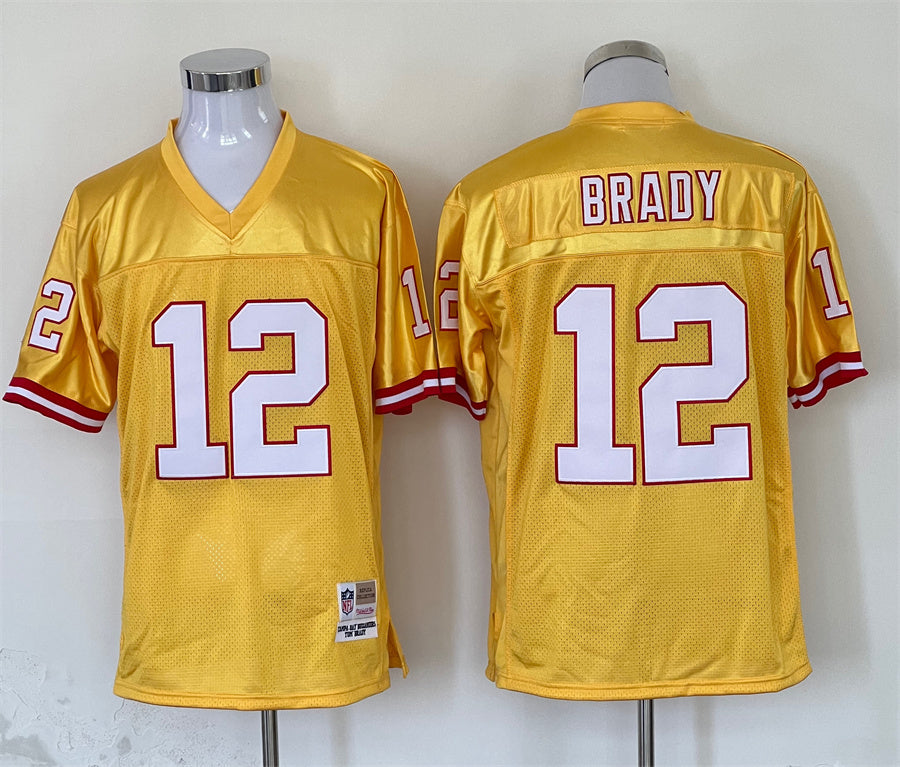 Men's Tampa Bay Buccaneers Tom Brady Yellow Legacy Replica jersey