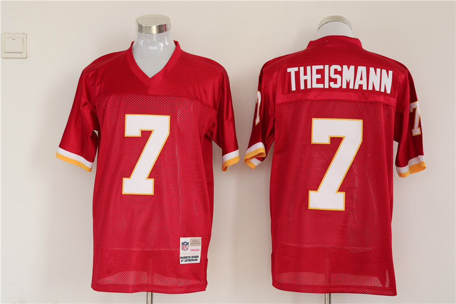 Men's Washington Redskins Joe Theismann Burgundy Legacy Replica Jersey1