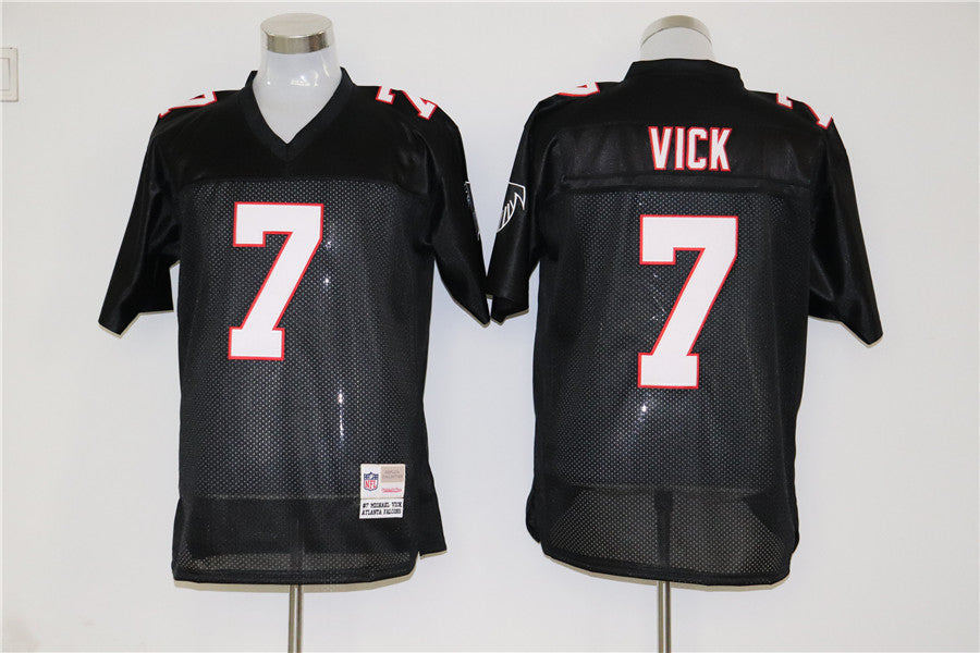 Men's Atlanta Falcons Michael Vick Black Legacy Replica Jersey1