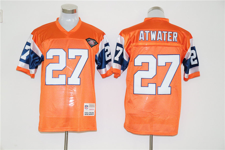 Men's Denver Broncos Steve Atwater Orange Legacy Replica jersey