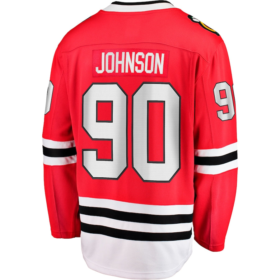Tyler Johnson Chicago Blackhawks Home Team Breakaway Jersey - Red