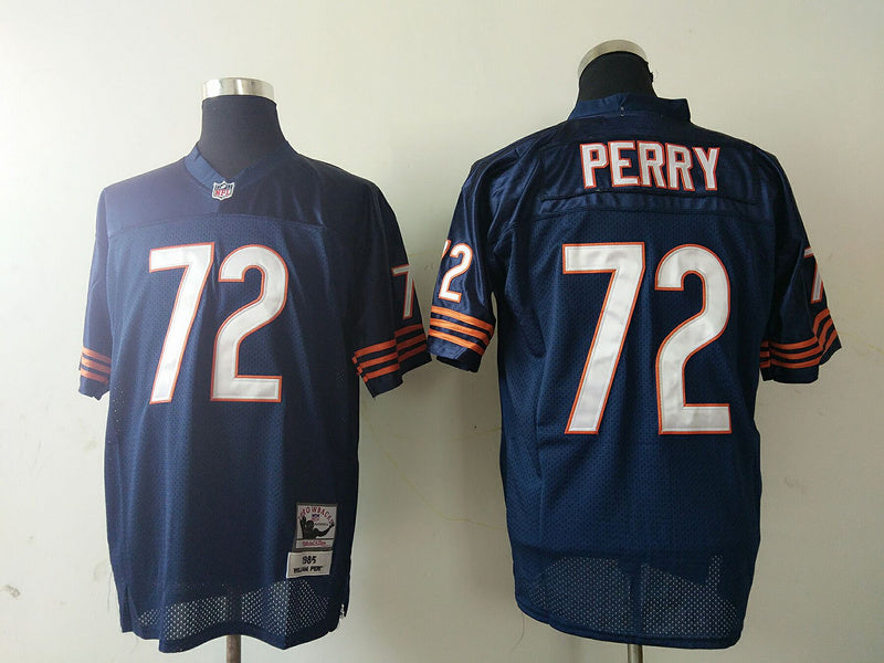 Men's Chicago Bears William Perry Navy Legacy Replica Jersey1