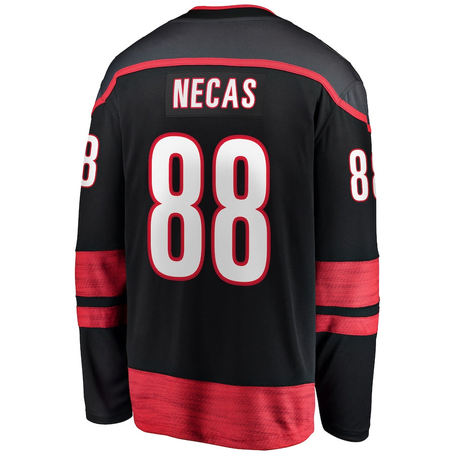 Martin Necas Carolina Hurricanes Home Breakaway Jersey - Black
