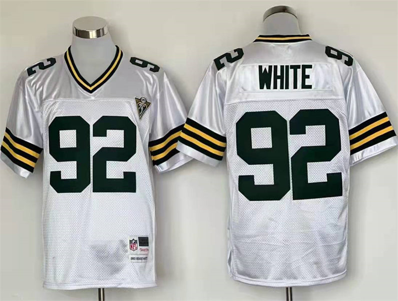 Men's Green Bay Packers Reggie White White Legacy Replica Player jersey