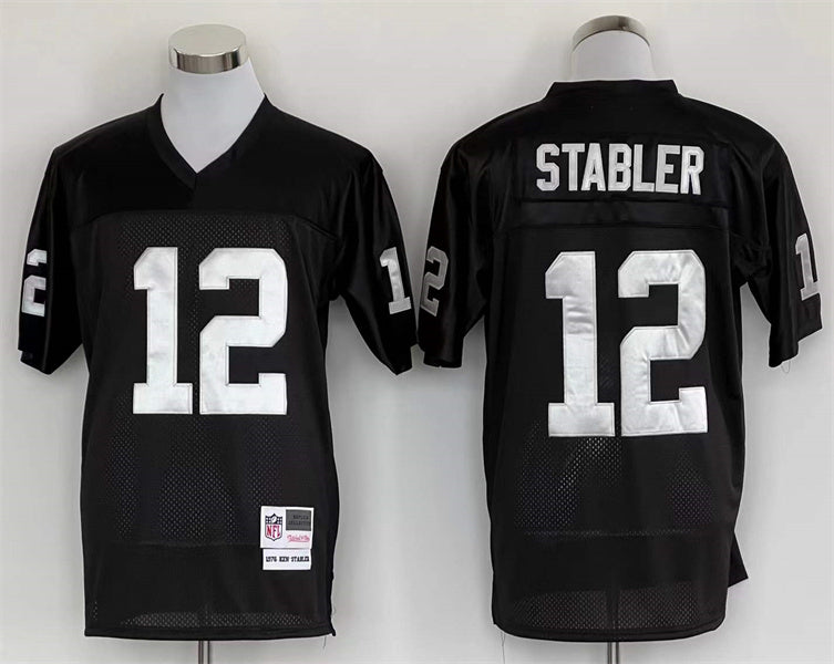 Men's Oakland Raiders Ken Stabler Black Legacy Replica jersey