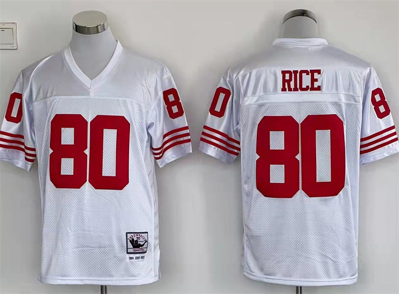 Men's San Francisco 49ers Jerry Rice White Legacy Replica jersey