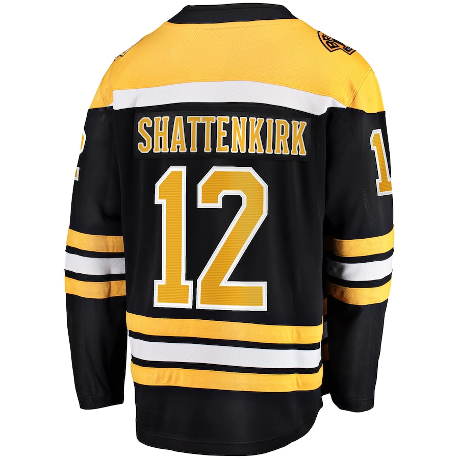 Kevin Shattenkirk Boston Bruins Home Breakaway Jersey - Black