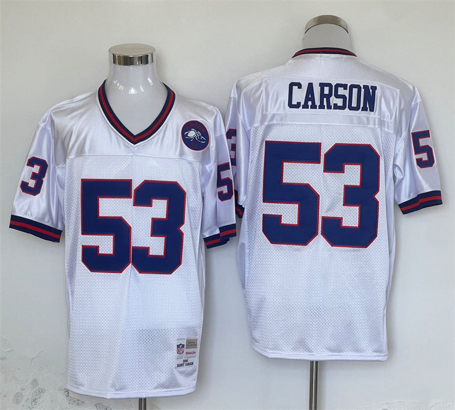 Men's New York Giants Harry Carson White Legacy Replica jersey