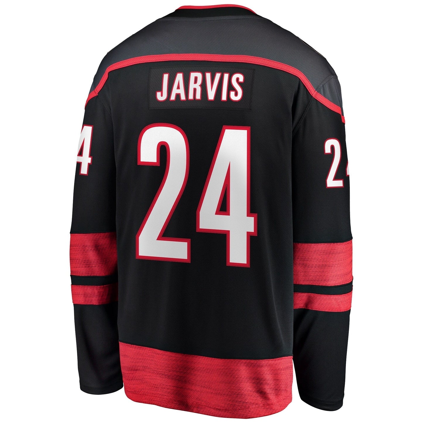Seth Jarvis Carolina Hurricanes Home Breakaway Jersey - Black