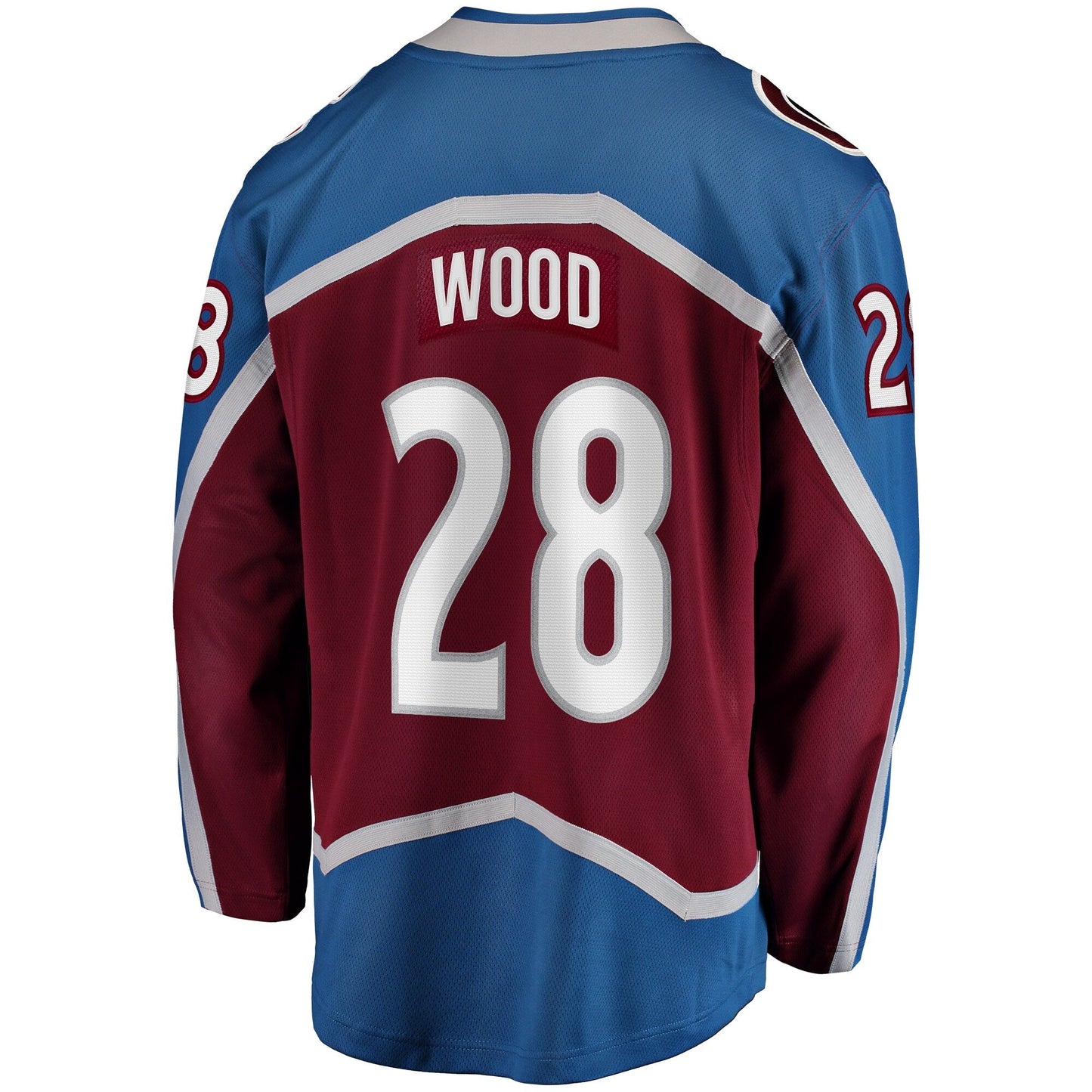 Miles Wood Colorado Avalanche Home Breakaway Jersey - Maroon
