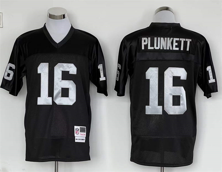 Men's Oakland Raiders Jim Plunkett Black Legacy Replica jersey