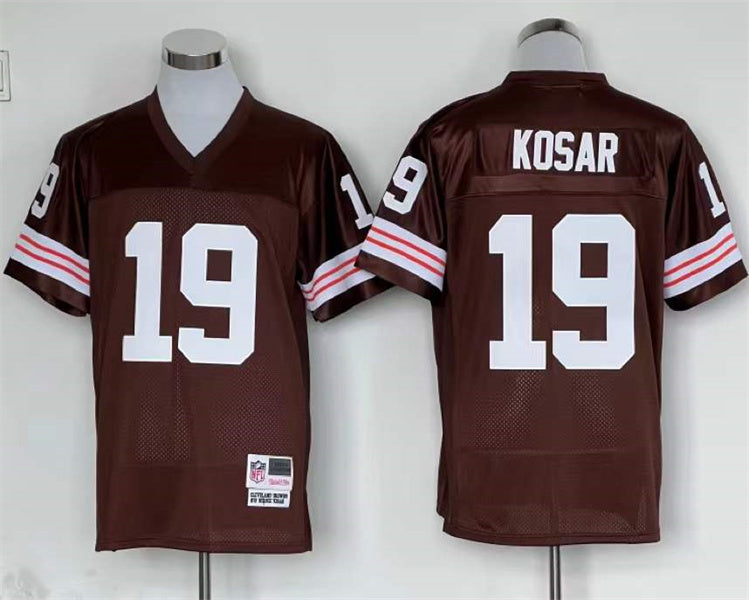 Men's Cleveland Browns Bernie Kosar Brown Legacy Replica Player jersey