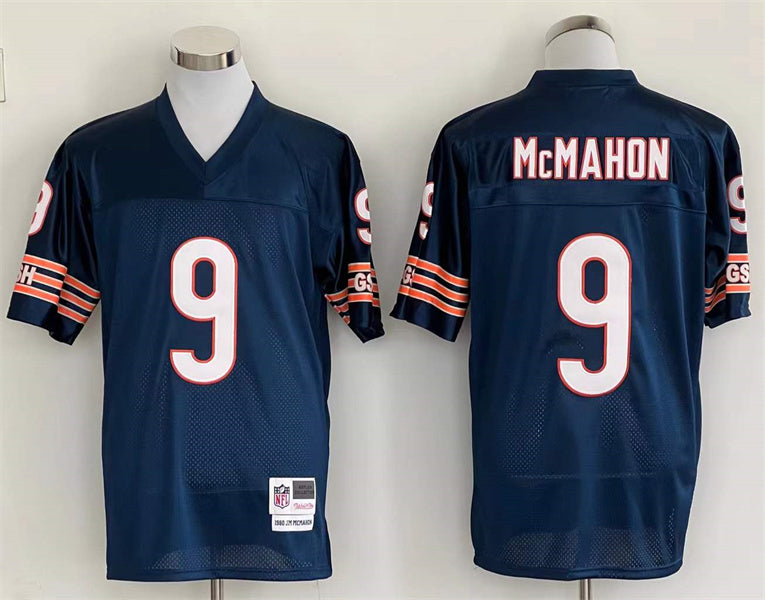 Men's Chicago Bears Jim McMahon Navy Legacy Replica jersey