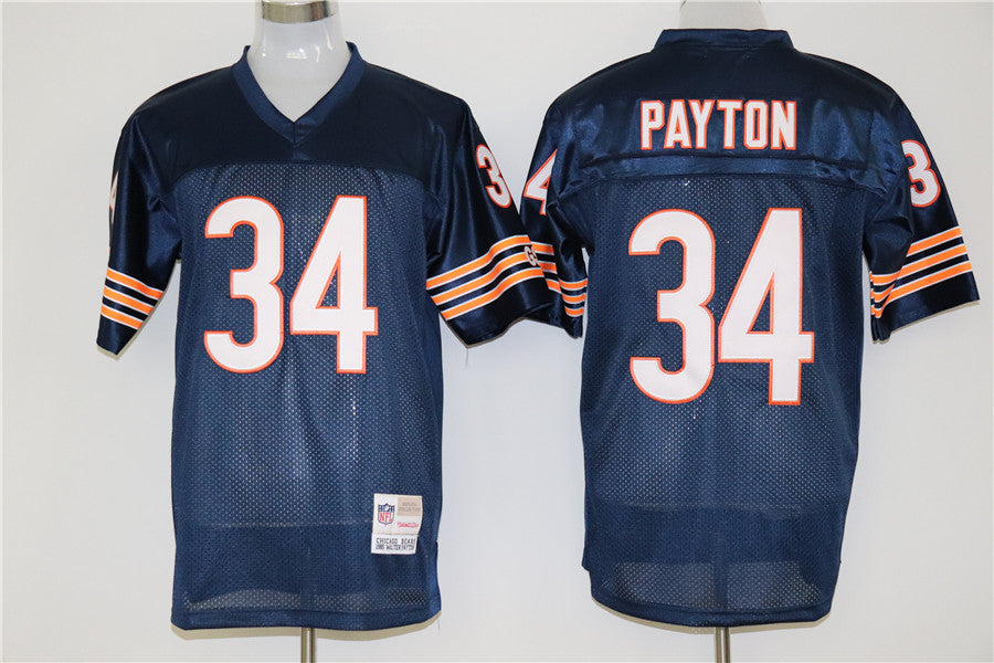 Men's Chicago Bears Walter Payton Navy Legacy Replica jersey