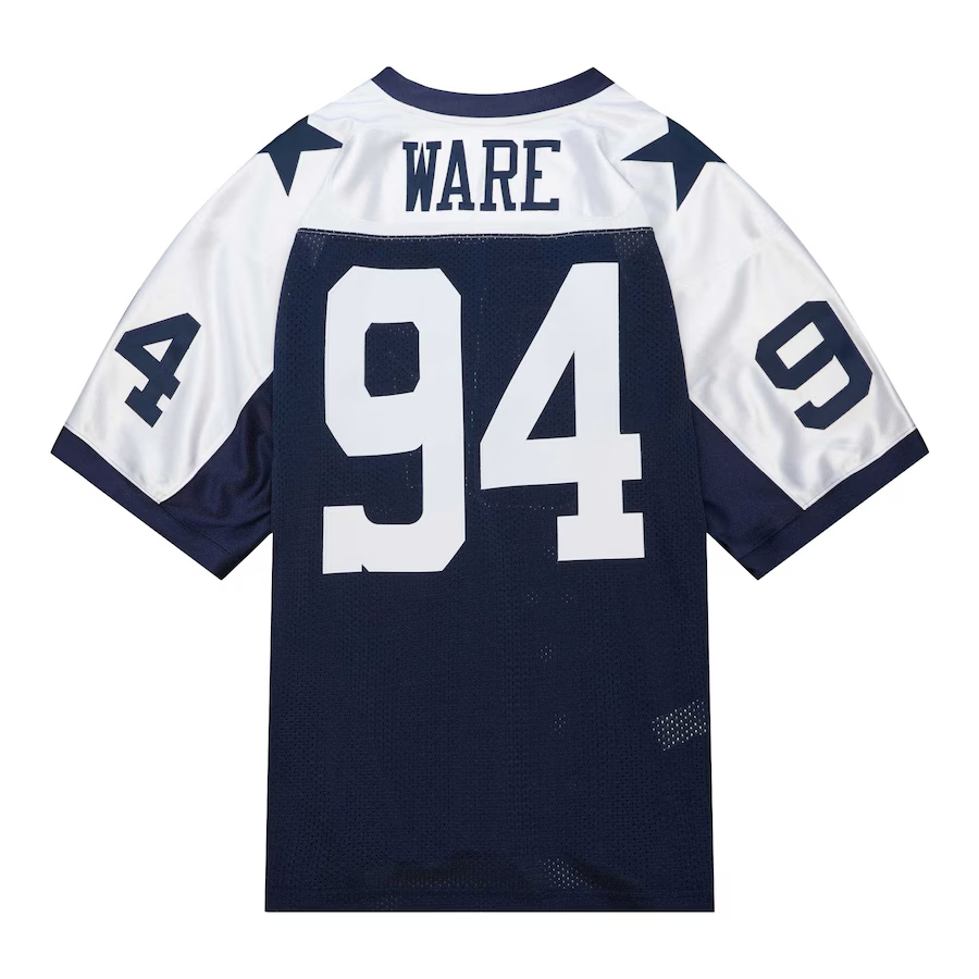Men's DeMarcus Ware Navy Dallas Cowboys 2011 Authentic Throwback Retired Player Jersey