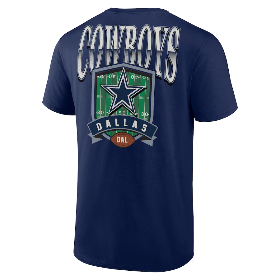 Dallas Cowboys Full Range T Shirt -Navy-