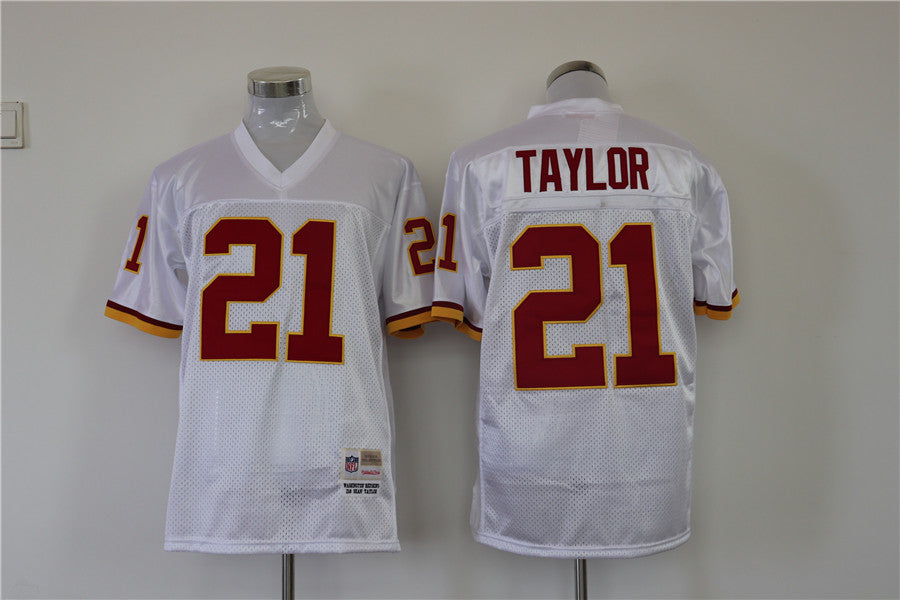 Men's Washington Redskins Sean Taylor White Legacy Replica Jersey1