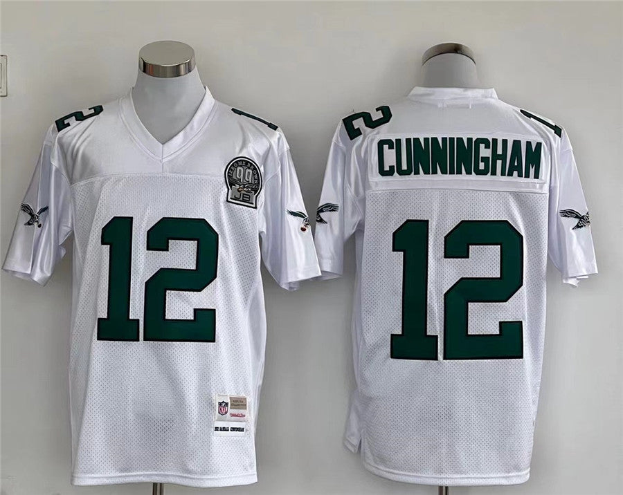 Men's Philadelphia Eagles Randall Cunningham White Legacy Replica jersey
