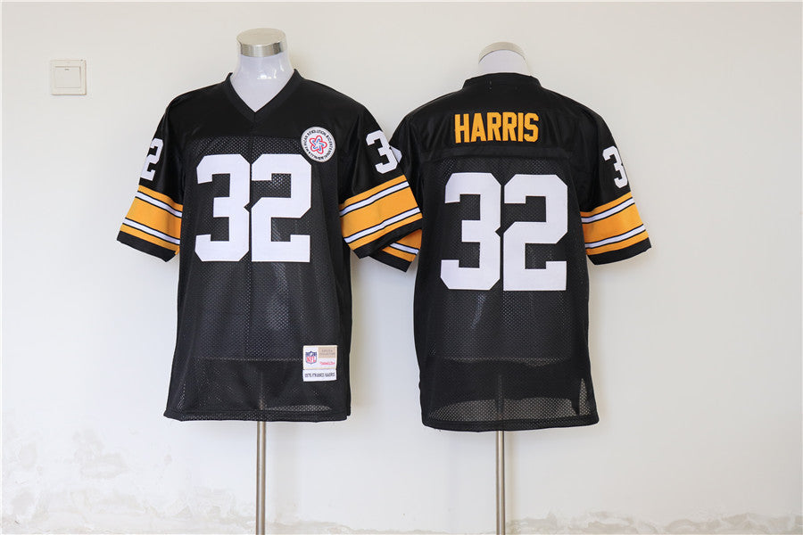 Men's Pittsburgh Steelers Franco Harris Black Legacy Replica jersey