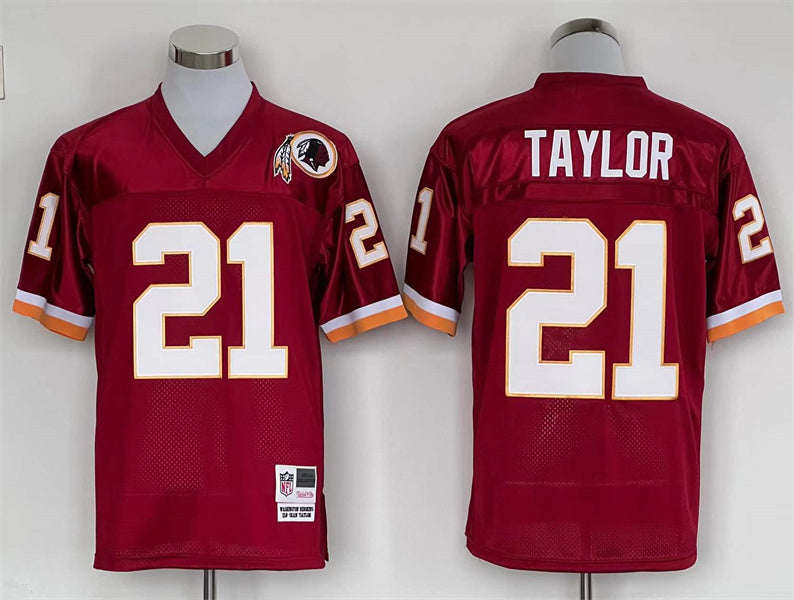 Men's Washington Redskins Sean Taylor Burgundy Legacy Replica Jersey1