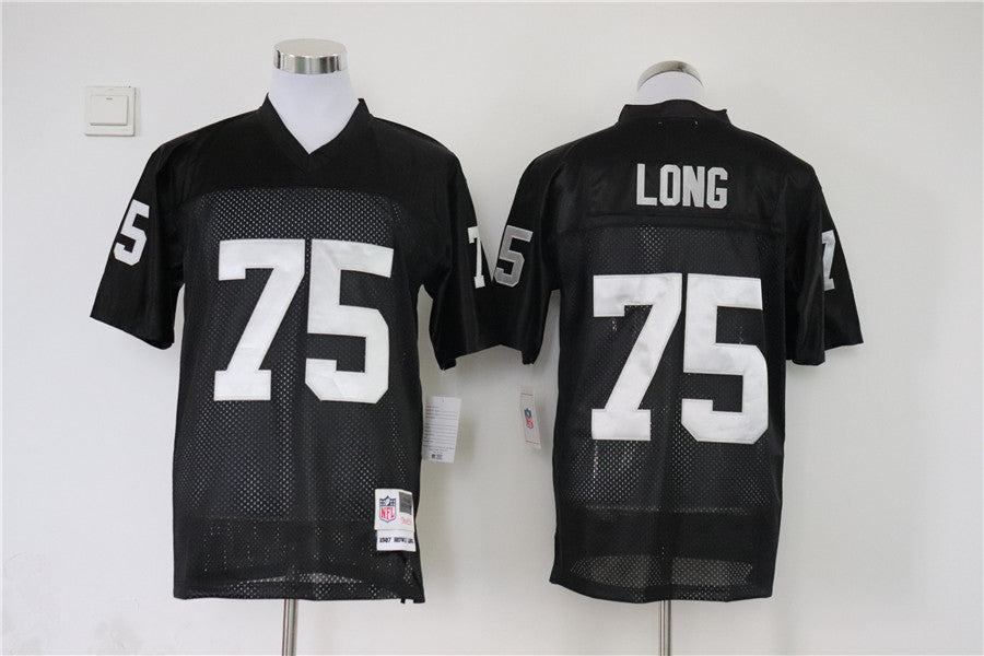 Men's Oakland Raiders Howie Long Black Legacy Replica Jersey1