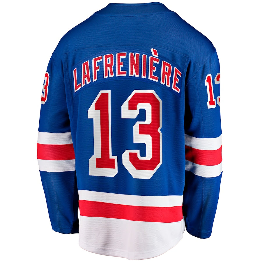 Alexis Lafreniere New York Rangers Home Breakaway Jersey - Blue