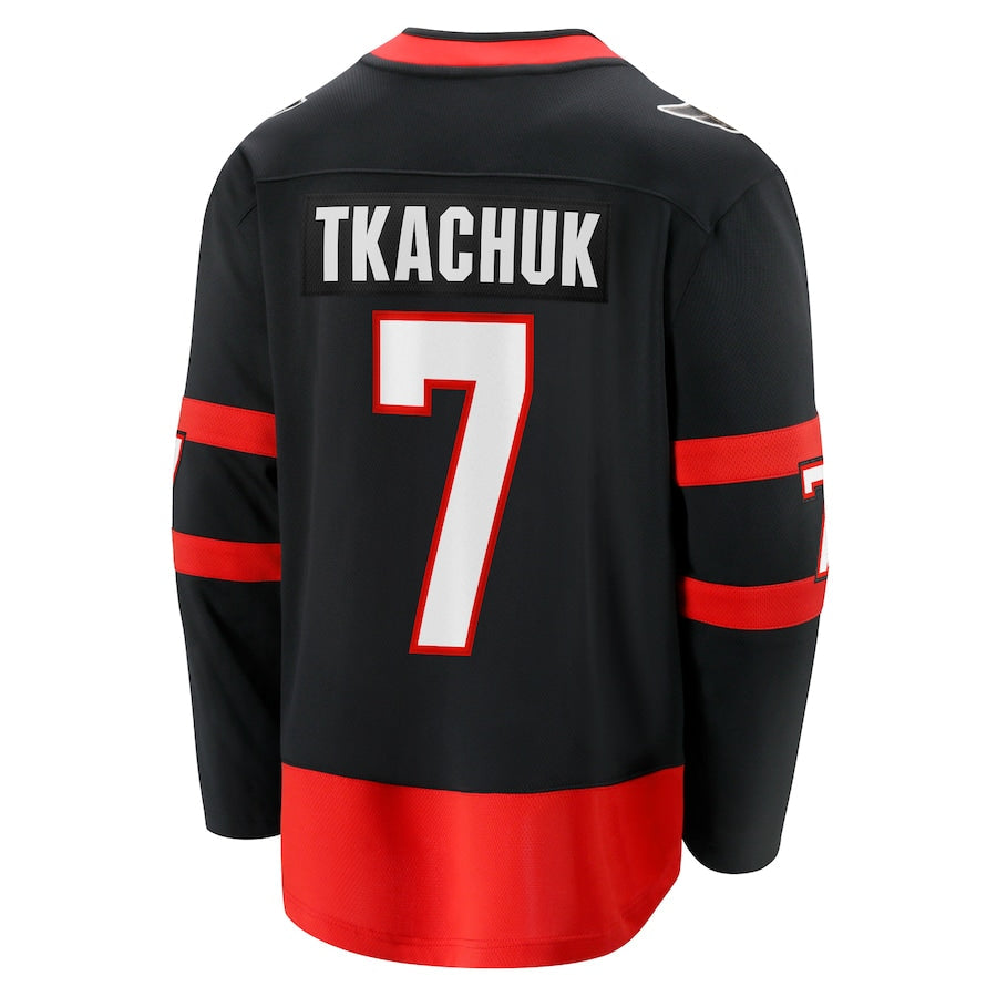 Brady Tkachuk Ottawa Senators Alternate Premier Breakaway Jersey - Black