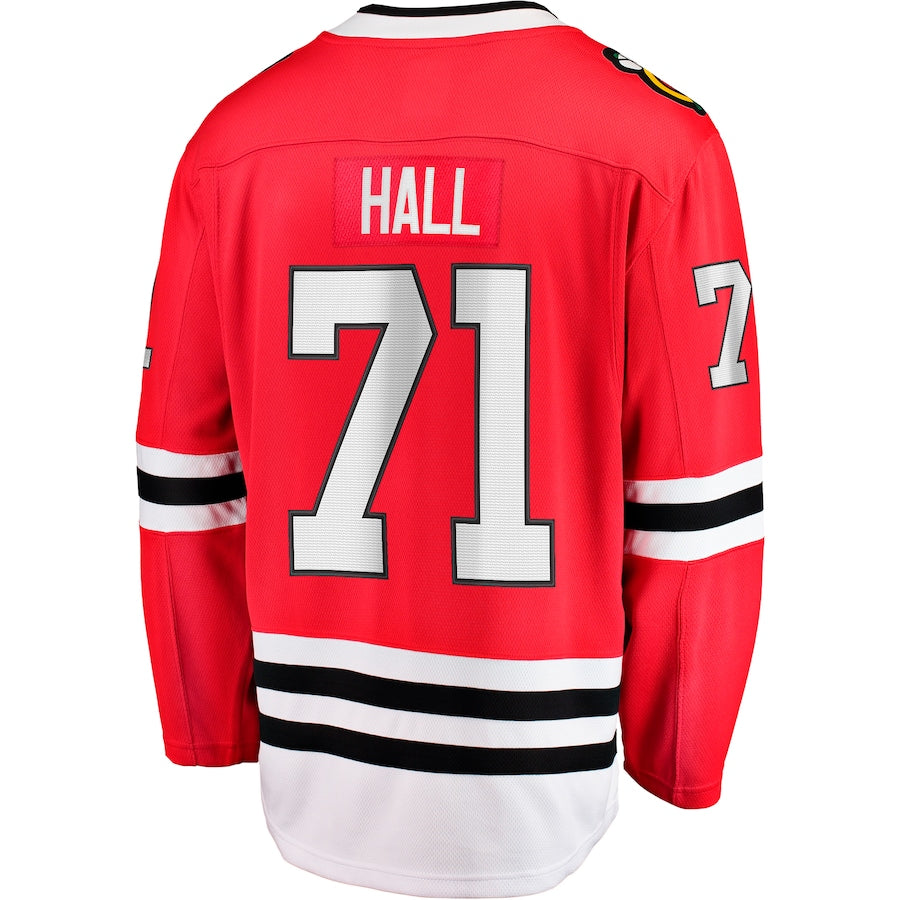 Taylor Hall Chicago Blackhawks Home Breakaway Jersey - Red