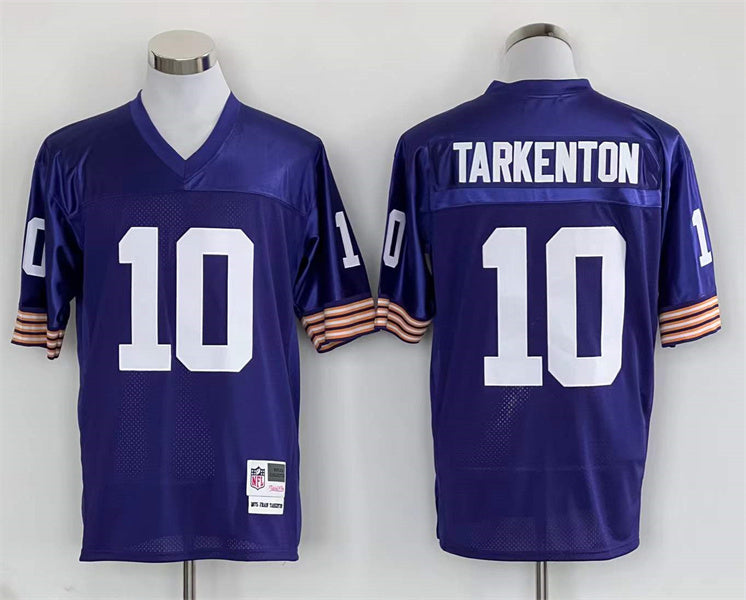 Men's Minnesota Vikings Fran Tarkenton Purple Legacy Replica Jersey1