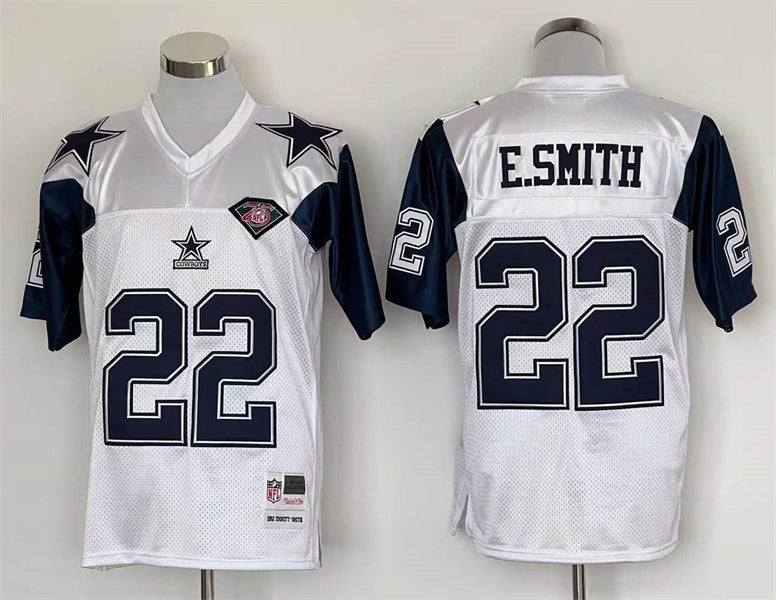 Men's Dallas Cowboys Emmitt Smith White Legacy Replica jersey