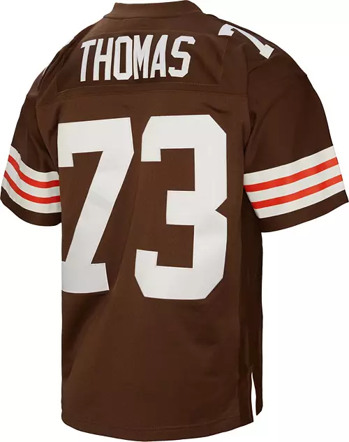 Men's Cleveland Browns Joe Thomas #73 2007 Brown Throwback Jersey