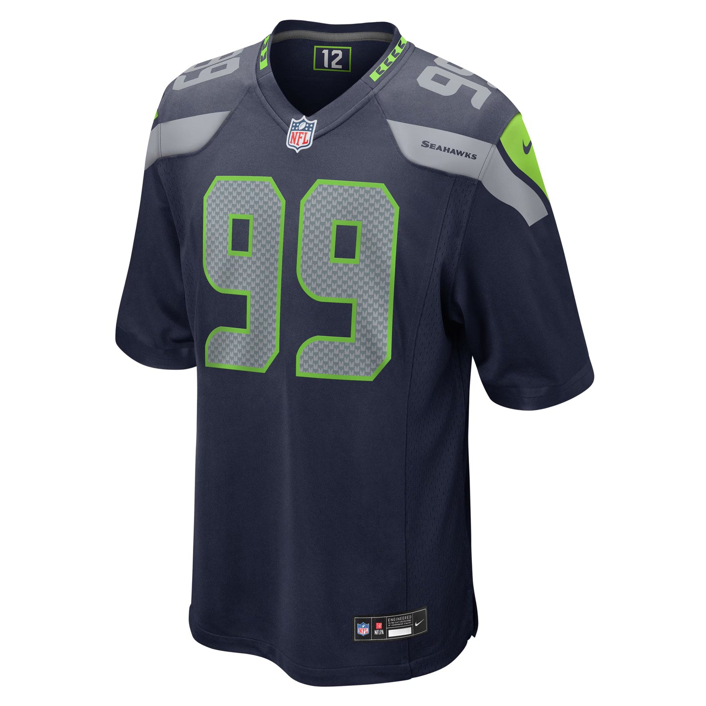 Seattle Seahawks Leonard Williams College Navy Game Jersey