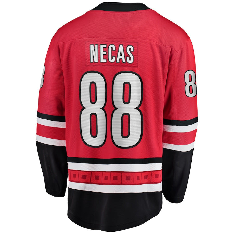 Martin Necas Carolina Hurricanes   Alternate Breakaway  Jersey - Red