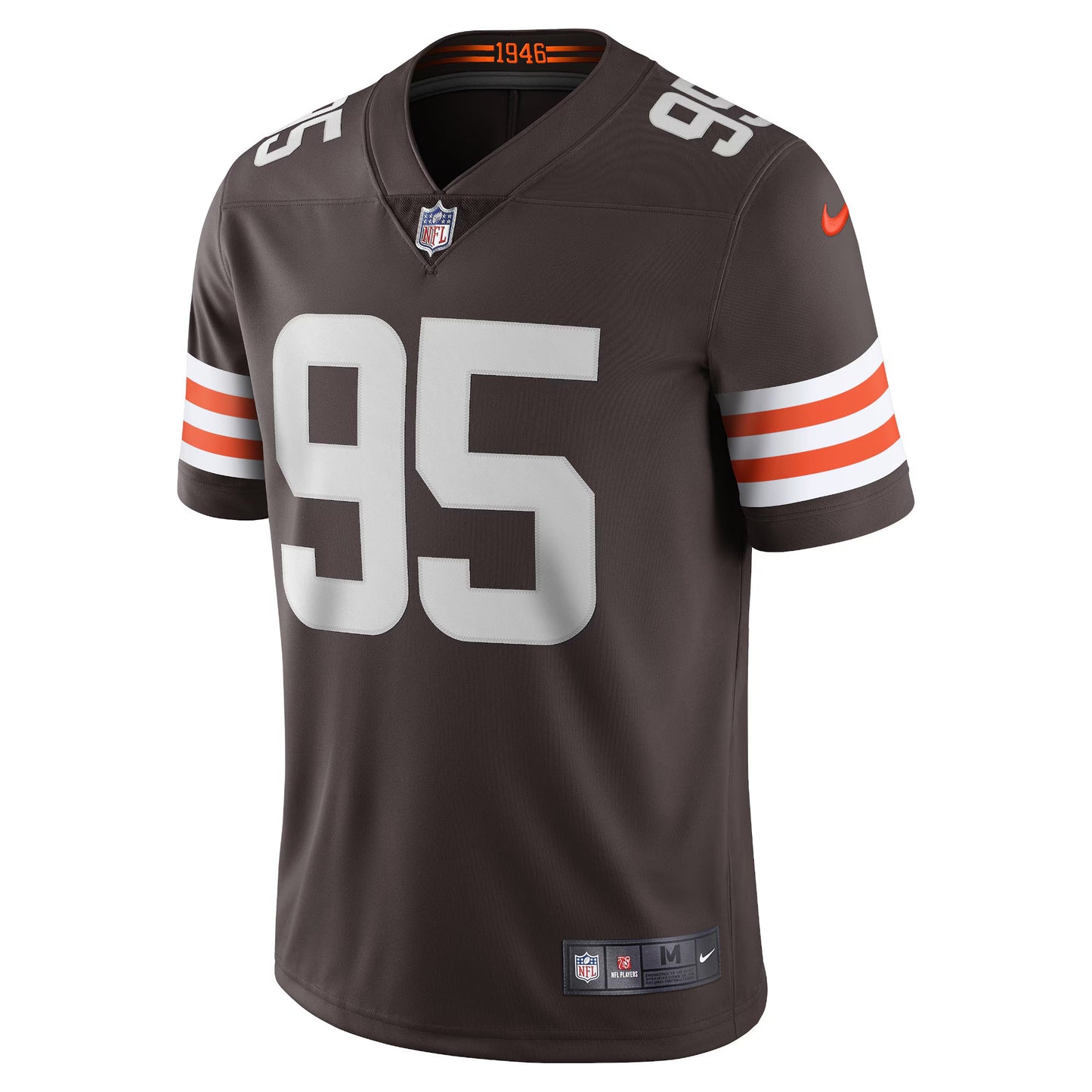 Cleveland Browns Myles Garrett Brown Vapor Limited Jersey