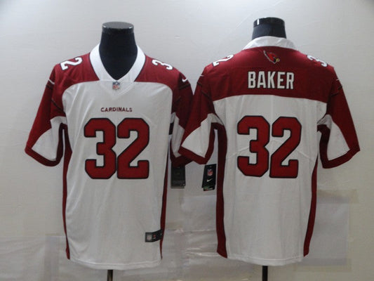 Men's Arizona Cardinals Budda Baker #32 White Game Player Jersey1