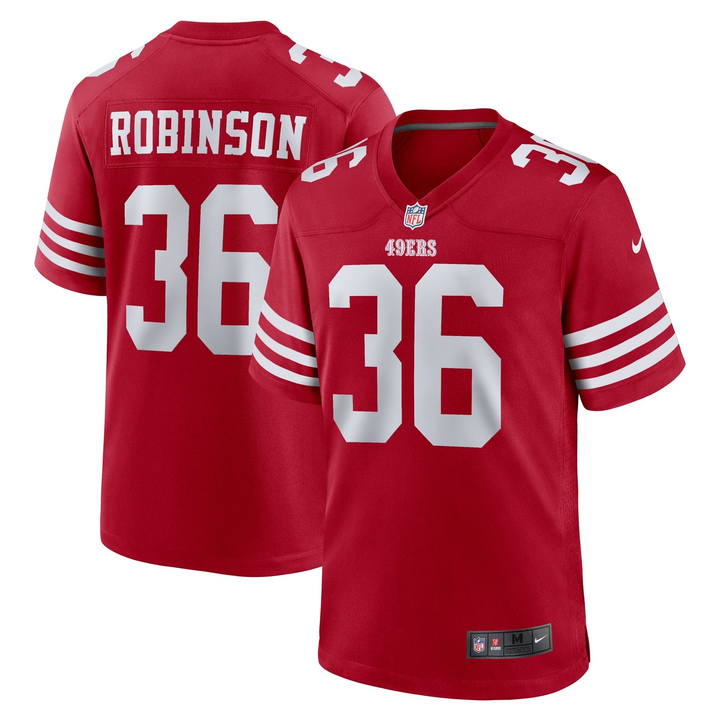 San Francisco 49ers Curtis Robinson Scarlet Game Jersey
