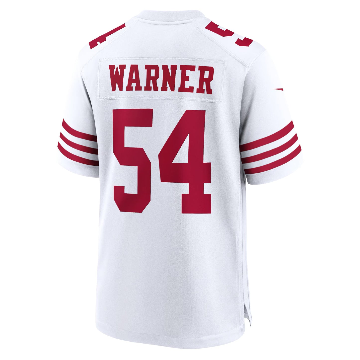 San Francisco 49ers Fred Warner White Player Game Jersey