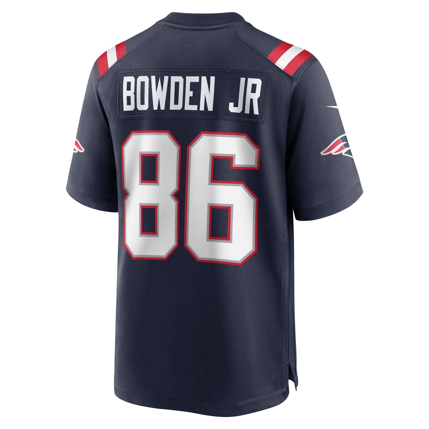 Lynn Bowden Jr. New England Patriots Nike Home Game   Jersey - Navy
