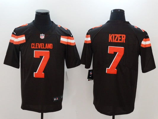 Men's Cleveland Browns DeShone Kizer #7 Brown Game Jersey1