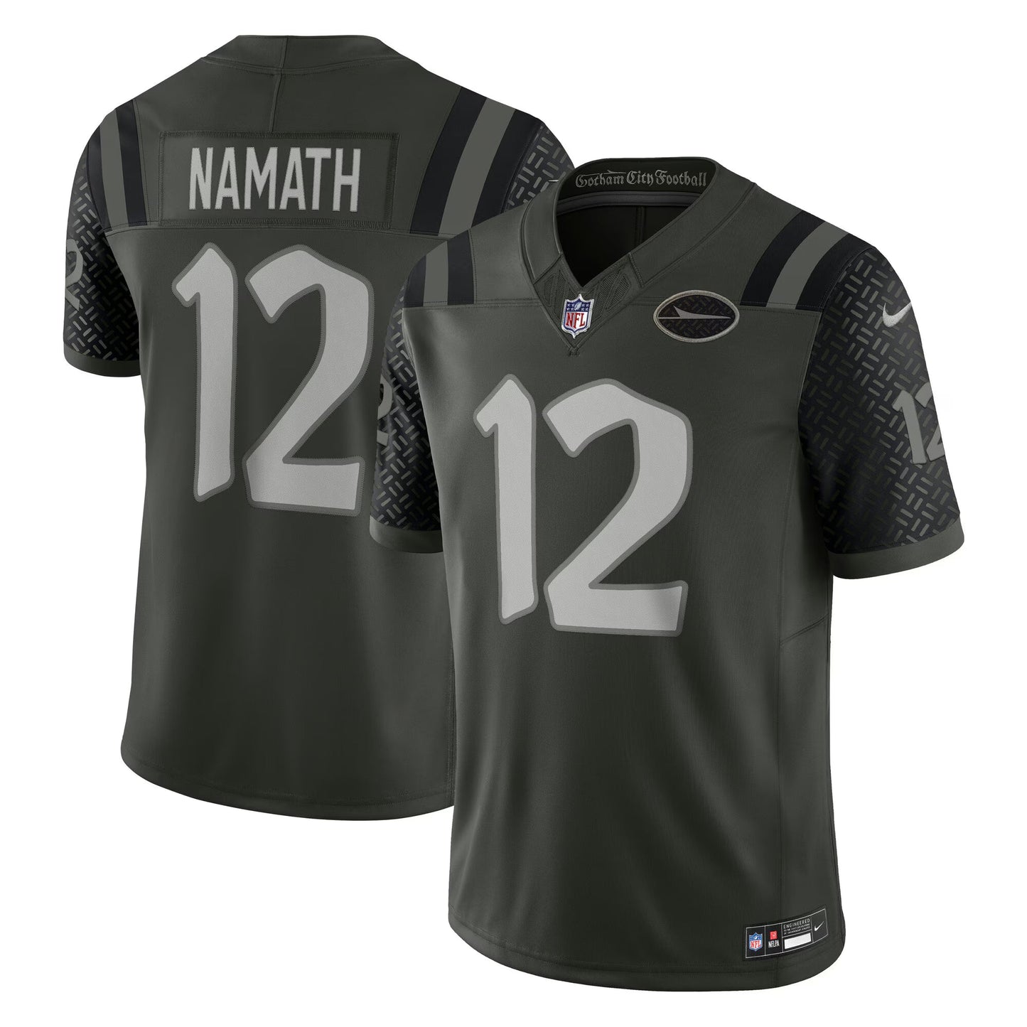 New York Jets Joe Namath Gotham Green 2025 Rivalries Collection Retired Player Limited Jersey