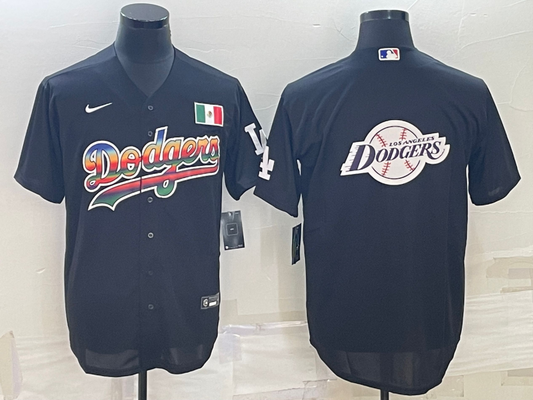 Men's Los Angeles Dodgers Black Replica Player jersey