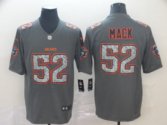 Men's Chicago Bears #52 Khalil Mack Gray Game Jersey1