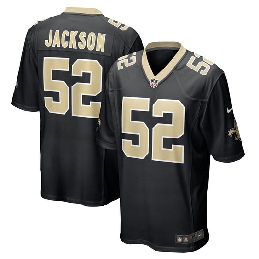 D'Marco Jackson New Orleans Saints Nike Game   Jersey - Black