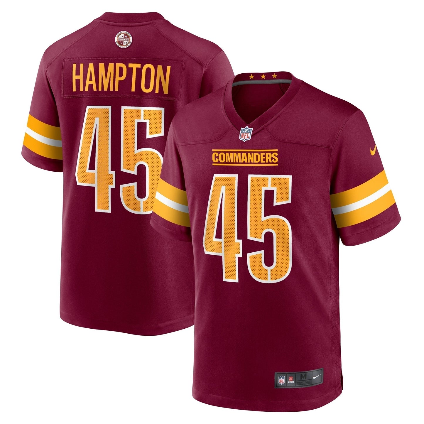 Dominique Hampton Washington Commanders Nike  Game Jersey -  Burgundy