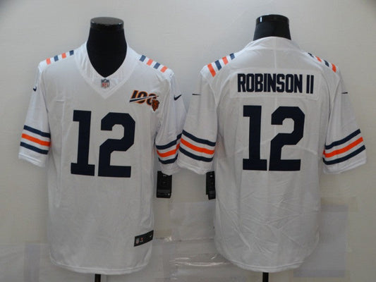 Men's Chicago Bears Allen Robinson II #12 White Game Jersey1